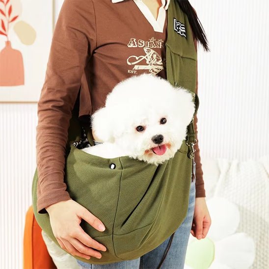 chien sac de transport | Bandoulière - ECO HARMONIE CANIN